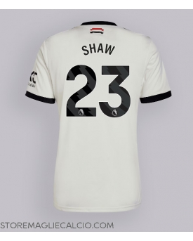 Manchester United Luke Shaw #23 Maglia Gara Terza Repliche 2024-25